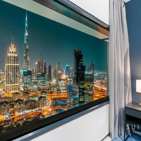 Breathtaking Panoramic Burj Khalifa Skyline View Suite 迪拜 外观 照片