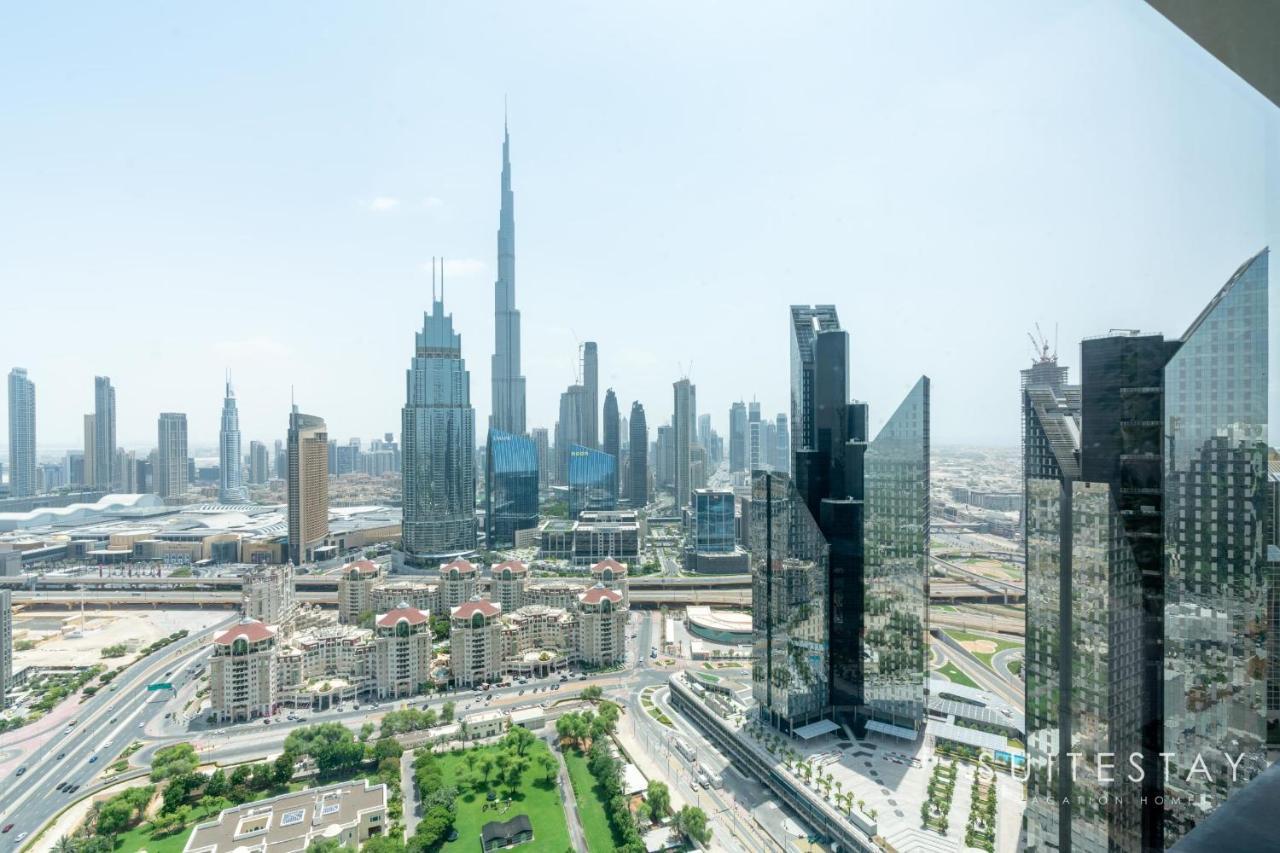 Breathtaking Panoramic Burj Khalifa Skyline View Suite 迪拜 外观 照片