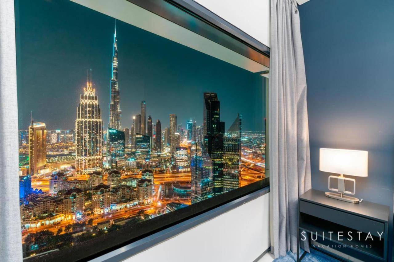 Breathtaking Panoramic Burj Khalifa Skyline View Suite 迪拜 外观 照片